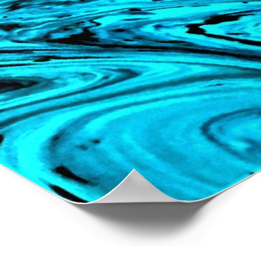 Abstracte kleurstudie 30; poster (Hoek)