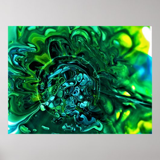 Abstracte kleurstudie 310, poster (Voorkant)