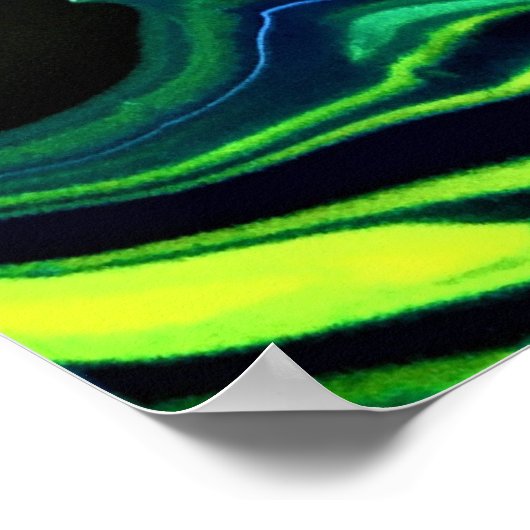 Abstracte kleurstudie 315, poster (Hoek)