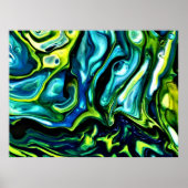 Abstracte kleurstudie 315, poster (Voorkant)