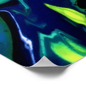 Abstracte kleurstudie 318, poster (Hoek)