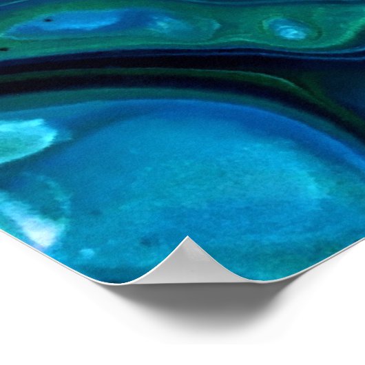 Abstracte kleurstudie 319, poster (Hoek)