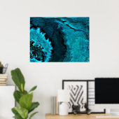 Abstracte kleurstudie 31; poster (Thuiskantoor)