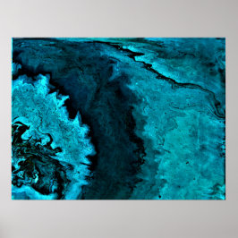 Abstracte kleurstudie 31; poster