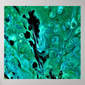 Abstracte kleurstudie 322, poster (Voorkant)