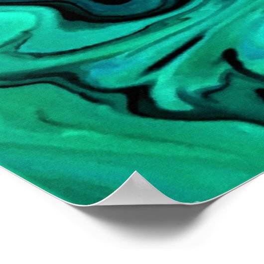 Abstracte kleurstudie 328, poster (Hoek)