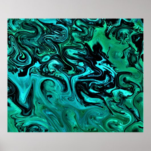 Abstracte kleurstudie 328, poster (Voorkant)