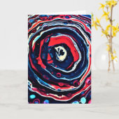 Abstracte Kleurstudie 332, kaart (Gele Bloem)