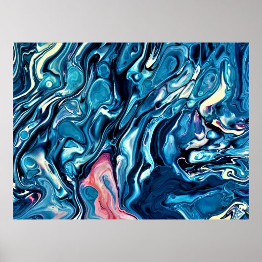 Abstracte kleurstudie 334, poster (Voorkant)