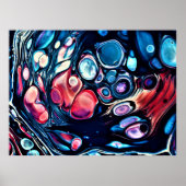 Abstracte kleurstudie 335, poster (Voorkant)