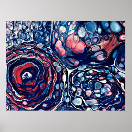 Abstracte kleurstudie 336, poster