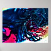 Abstracte kleurstudie 337, poster (Voorkant)