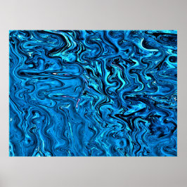 Abstracte kleurstudie 338, poster