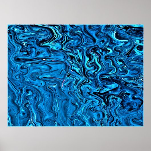 Abstracte kleurstudie 338, poster (Voorkant)