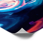 Abstracte kleurstudie 339, poster (Hoek)