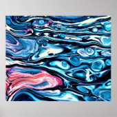 Abstracte kleurstudie 343, poster (Voorkant)