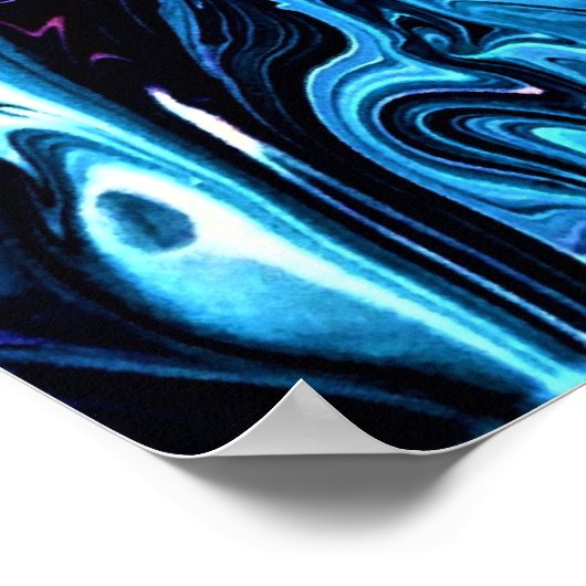 Abstracte kleurstudie 346, poster (Hoek)