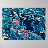 Abstracte kleurstudie 347, poster (Voorkant)