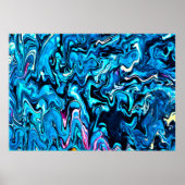 Abstracte kleurstudie 348, poster (Voorkant)