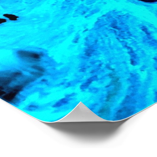 Abstracte kleurstudie 34, poster (Hoek)