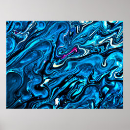 Abstracte kleurstudie 352, poster