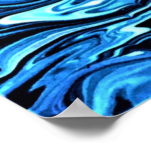 Abstracte kleurstudie 356, poster (Hoek)