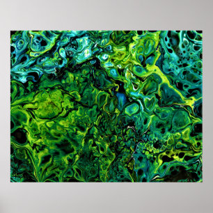 Abstracte kleurstudie 367, poster