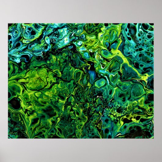 Abstracte kleurstudie 367, poster (Voorkant)