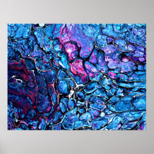 Abstracte kleurstudie 368, poster