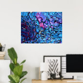 Abstracte kleurstudie 368, poster (Thuiskantoor)