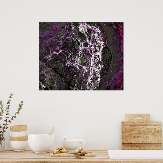Abstracte kleurstudie 375, poster (Keuken)