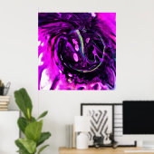 Abstracte kleurstudie 384, poster (Thuiskantoor)