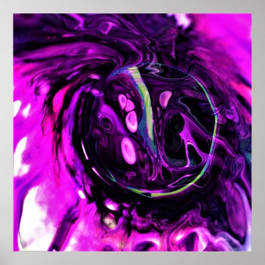 Abstracte kleurstudie 384, poster (Voorkant)