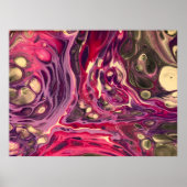 Abstracte kleurstudie 386, poster (Voorkant)