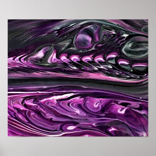 Abstracte kleurstudie 390, poster (Voorkant)