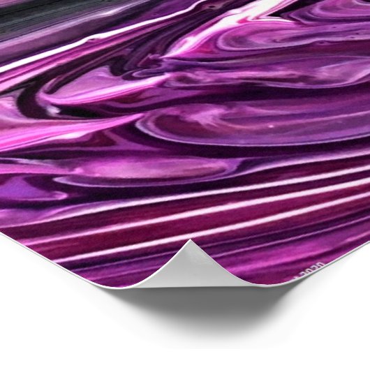 Abstracte kleurstudie 390, poster (Hoek)