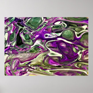 Abstracte kleurstudie 394, poster