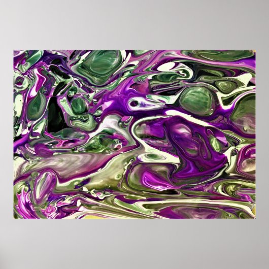 Abstracte kleurstudie 394, poster (Voorkant)