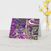 Abstracte Kleurstudie 396, kaart (Gele Bloem)