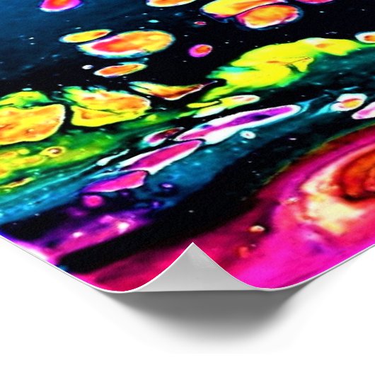 Abstracte kleurstudie 3, poster (Hoek)