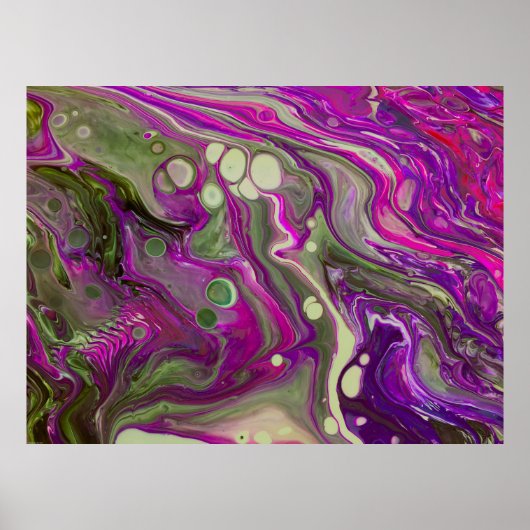 Abstracte kleurstudie 402; poster (Voorkant)