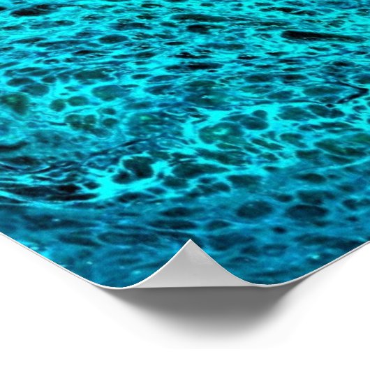 Abstracte kleurstudie 40, poster (Hoek)