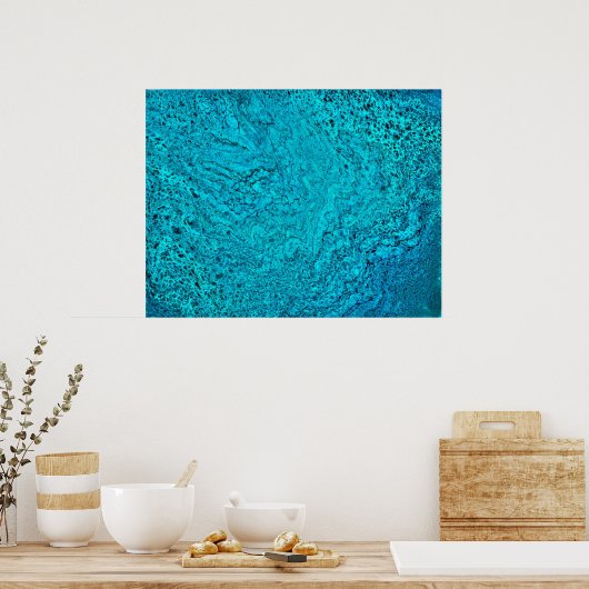 Abstracte kleurstudie 40, poster (Keuken)