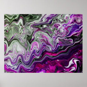 Abstracte Kleurstudie 413, Poster