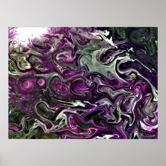 Abstracte kleurstudie 419.2, poster (Voorkant)