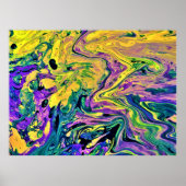 Abstracte kleurstudie 41, poster (Voorkant)