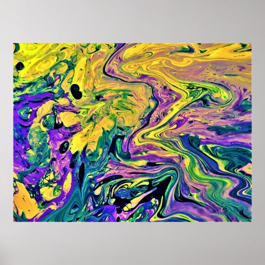 Abstracte kleurstudie 41, poster (Voorkant)