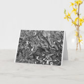 Abstracte kleurstudie 427 / Noir, kaart (Gele Bloem)