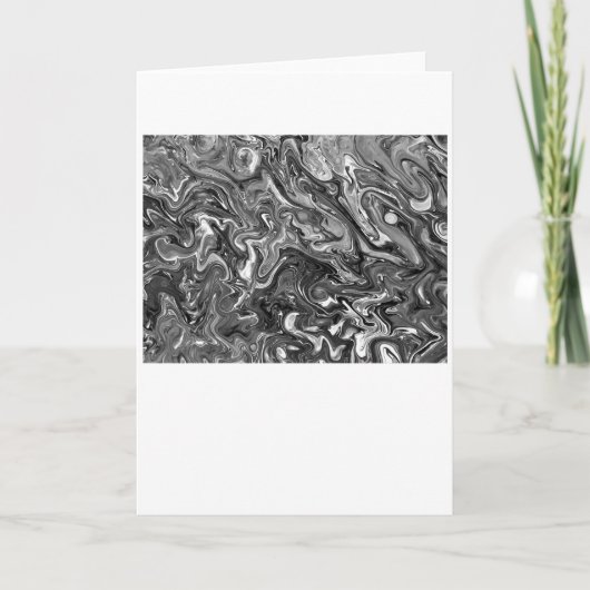 Abstracte kleurstudie 427 / Noir, kaart (Voorkant)