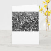 Abstracte kleurstudie 427 / Noir, kaart (Gele Bloem)